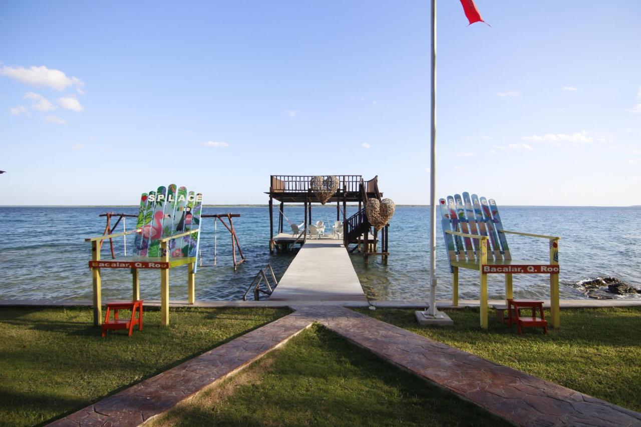 Coras Place Bacalar Lagoon Front ภายนอก รูปภาพ